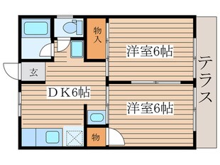 サンシャト－ルスズキの物件間取画像